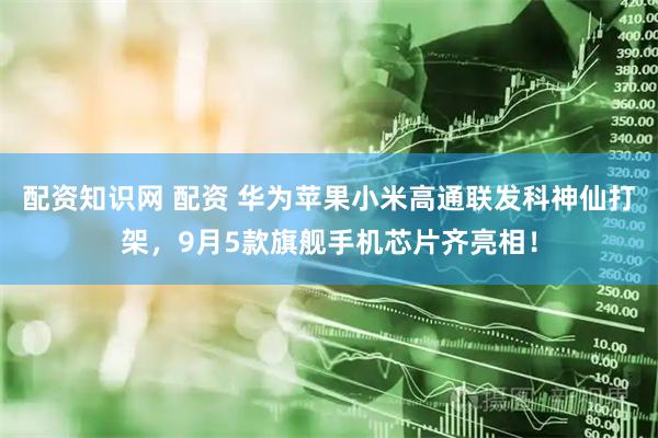 配资知识网 配资 华为苹果小米高通联发科神仙打架，9月5款旗舰手机芯片齐亮相！